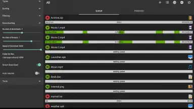 Captura de tela de IDM Internet Download Manager 2