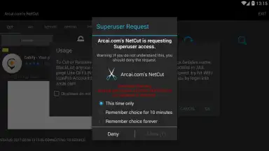 Captura de tela de Arcai.com NetCut 1