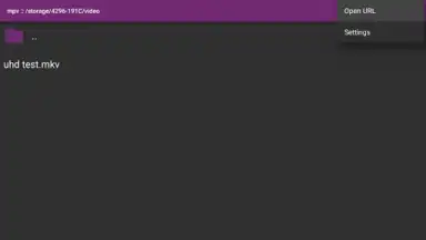 Captura de tela de MPV Player 4