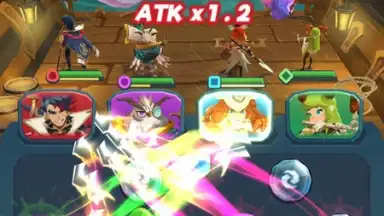 Captura de tela de Valiant Tales: Puzzle RPG 2