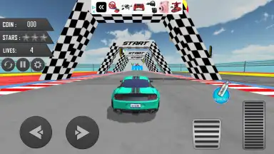 Captura de tela de Mega Ramp Car Stunts Game 14