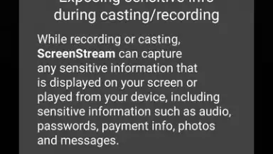 Captura de tela de Screen Stream over HTTP 1