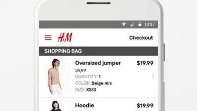 Captura de tela de H&M 3