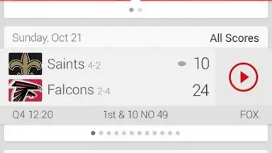 Captura de tela de NFL Mobile 12