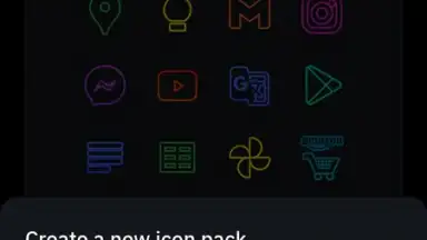 Captura de tela de Icon Pack Studio 4
