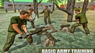 Captura de tela de US Army Training War School 3D 3