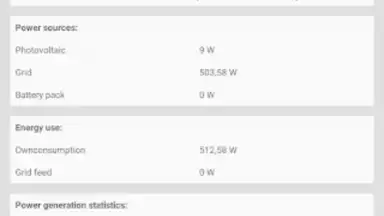 Captura de tela de Photovoltaic Monitor 6