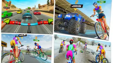 Captura de tela de Bicycle Racing 1