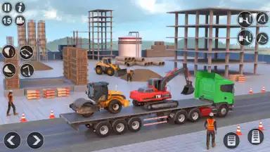 Captura de tela de Road Construction Simulator 3D 1