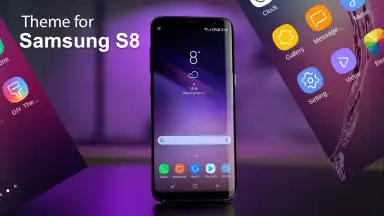 Captura de tela de Samsung S8 edge Launcher - Themes and Wallpaper 4