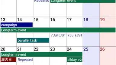 Captura de tela de Calendar Pad 4