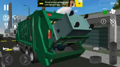 Captura de tela de Trash Truck Simulator 9