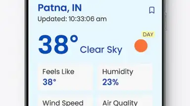 Captura de tela de live weather checker 1