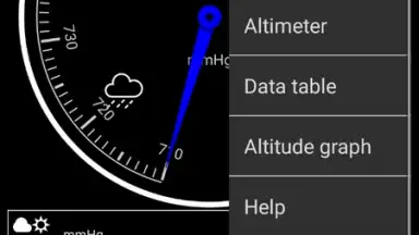 Captura de tela de mu Barometer 3
