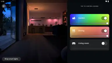 Captura de tela de Philips Hue 3