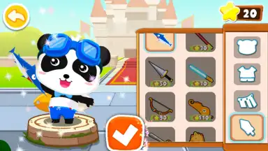 Captura de tela de Little Panda's Jewel Adventure 1
