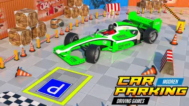Captura de tela de Modern Car Parking Car Driving Games 1