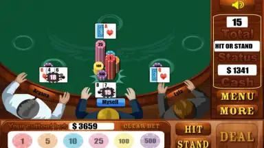Captura de tela de World Blackjack 1