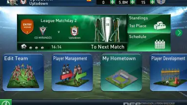 Captura de tela de PES Club Manager 7