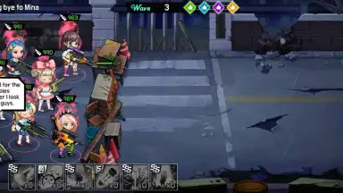 Captura de tela de Girl's War Z 5