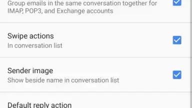 Captura de tela de Gmail GO 5