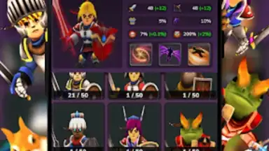 Captura de tela de Crusado: Heroes Archero RPG 2