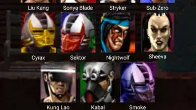 Captura de tela de Mortal Kombat Moves 1