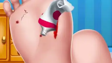 Captura de tela de Foot Surgery Doctor Care 15