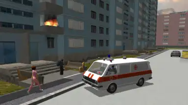 Captura de tela de Ambulance Simulator 3D 3