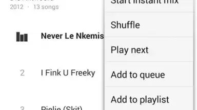 Captura de tela de Google Play Music 1