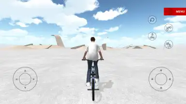 Captura de tela de BMX Space 9