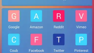 Captura de tela de Ding Browser 6