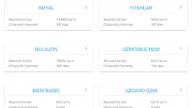 Captura de tela de UzMobile Client 1