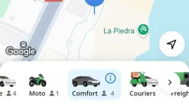 Captura de tela de inDrive 16