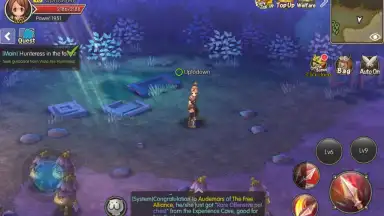 Captura de tela de Guardians of Fantasy 9