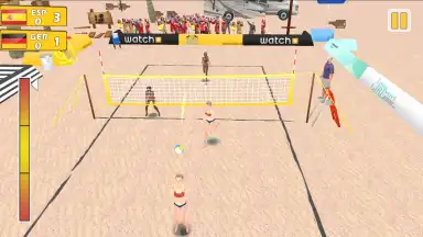 Captura de tela de Volleyball: Spike Master 2
