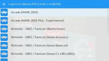 Captura de tela de RetroArch Plus 1