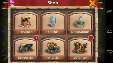 Captura de tela de Castle Clash 4