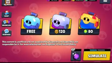 Captura de tela de Box Simulator for Brawl Stars 23