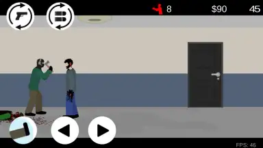 Captura de tela de Flat Zombies: Cleanup and Defense 7