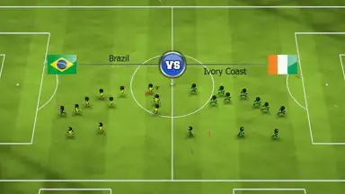 Captura de tela de Stickman Soccer 2014 1