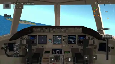 Captura de tela de Flight Simulator 7
