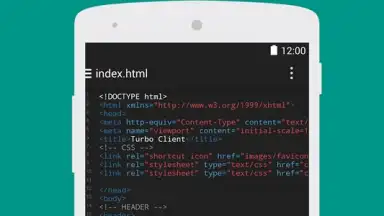 Captura de tela de Turbo Editor 4