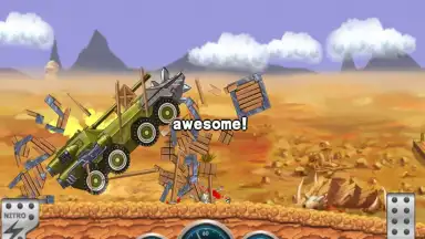 Captura de tela de Monster Dash: Hill Racer 3