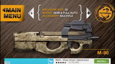 Captura de tela de Weaphones Gun Sim Free Vol 1 9