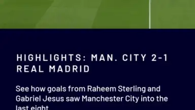 Captura de tela de UEFA.tv 5