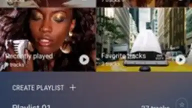 Captura de tela de Samsung Music 3