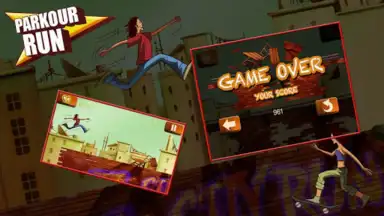 Captura de tela de Parkour Run 1