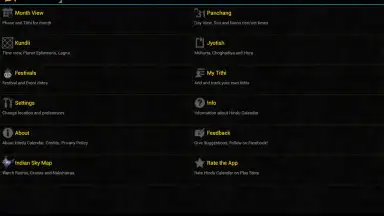 Captura de tela de Hindu Calendar 7