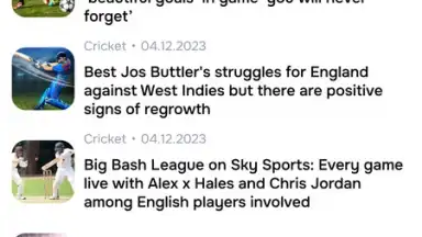 Captura de tela de Linebet News 5